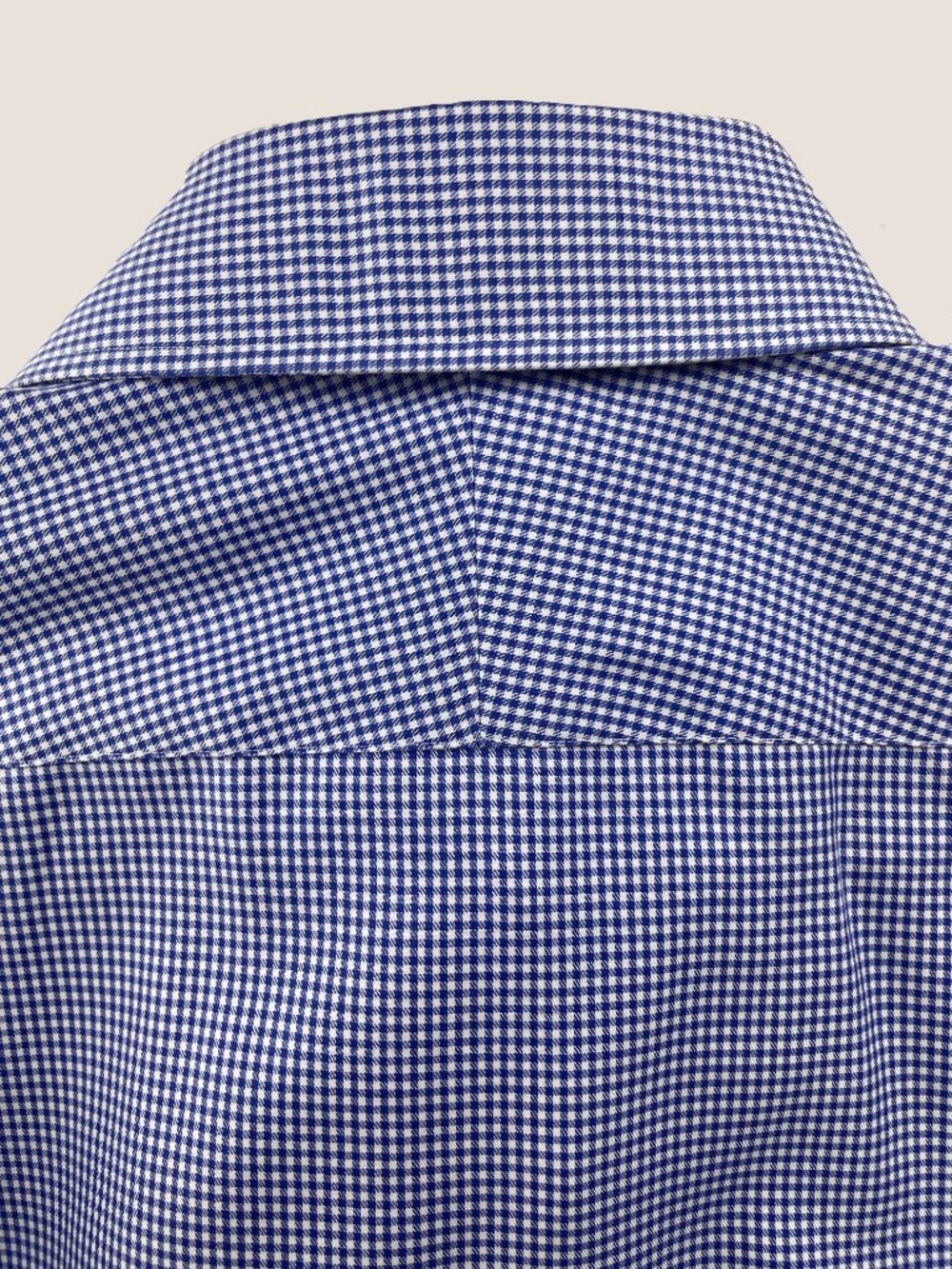 Thomas Pink Shirtmaker Dress Shirt Blue & White Houndstooth Men 16/41 (L) - Picture 3 of 8